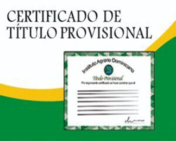 Certificado de Título Provisional